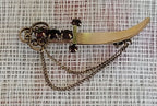 Winard 12K GF Vintage Sword Pin/Brooch