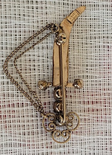 Winard 12K GF Vintage Sword Pin/Brooch