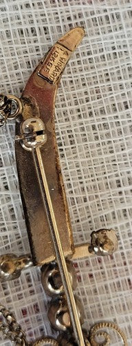 Winard 12K GF Vintage Sword Pin/Brooch