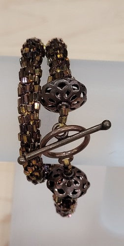 Double Wrap Bracelet - Copper Color