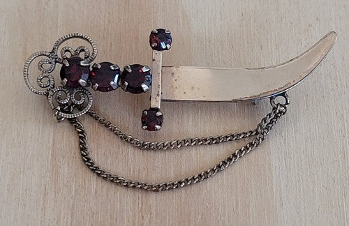 Winard 12K GF Vintage Sword Pin/Brooch
