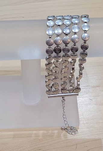 Bancroft - Silver Tone Multi-Strand Bracelet