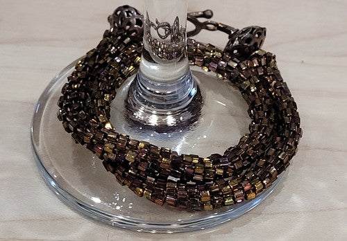 Double Wrap Bracelet - Copper Color
