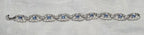 Engel Brothers Vintage Silver Tone Blue Rhinestone Open Link Bracelet Mid...