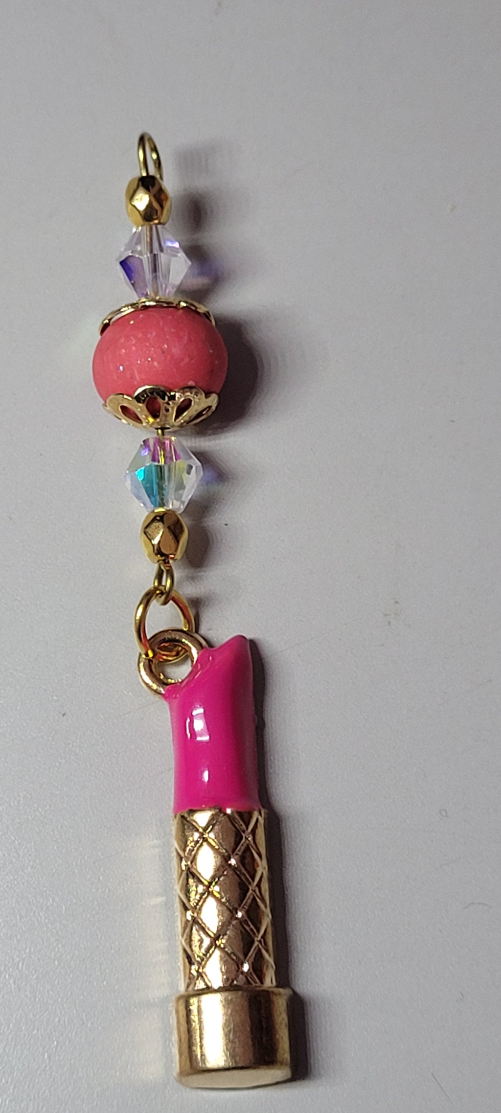 Flower Petal Beaded Charm