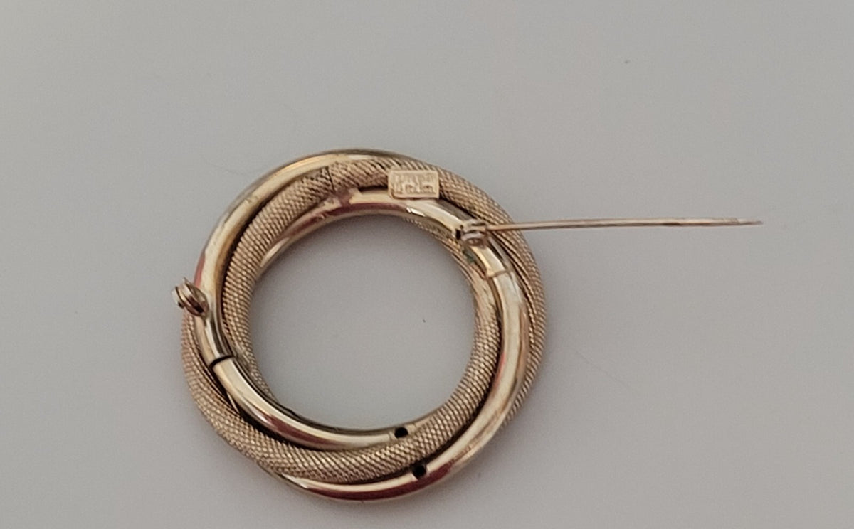 Kramer of New York Gold Brooch - Simple and Elegant